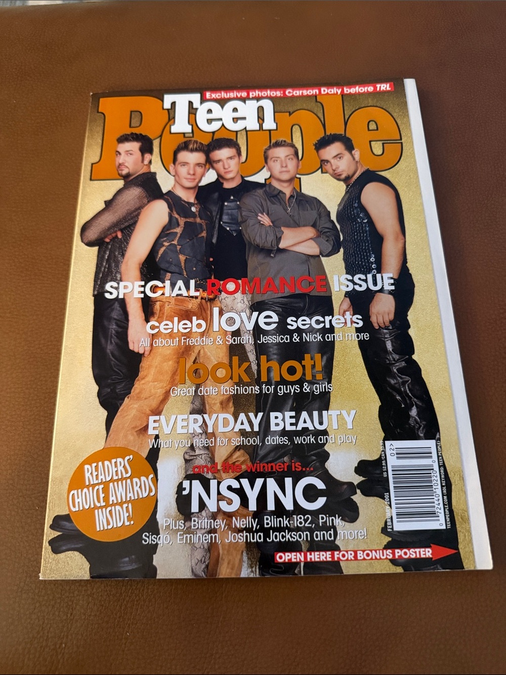 Teen People Magazine February 2001 ‘N Sync Cover
